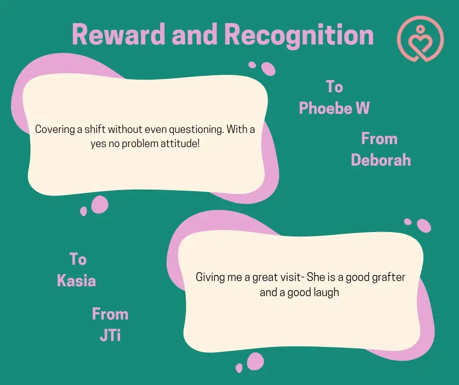 Reward & Recognition shout-outs from 25 June 2026
